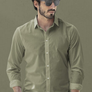 Buttoned Shirt With Spread Collar